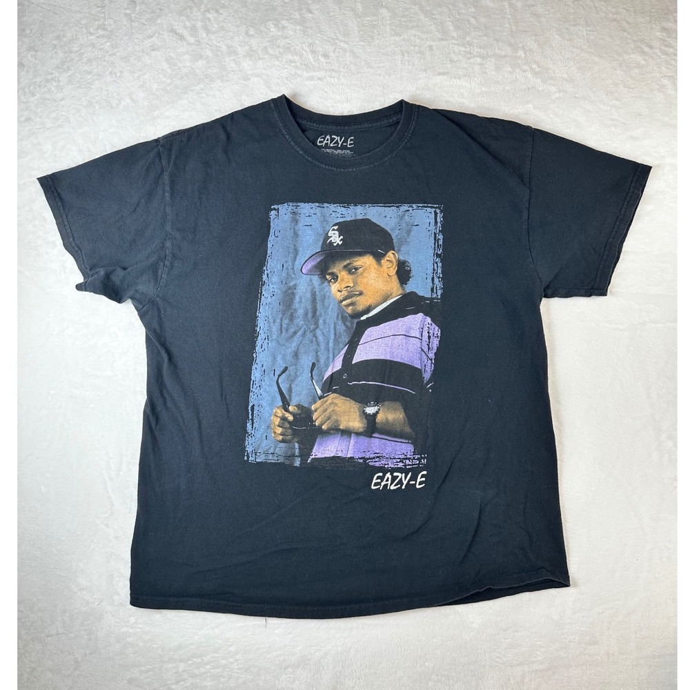Eazy-E Ruthless Records Graphic T-Shirt Mens XL Black Hip Hop Rap Tee Spencers